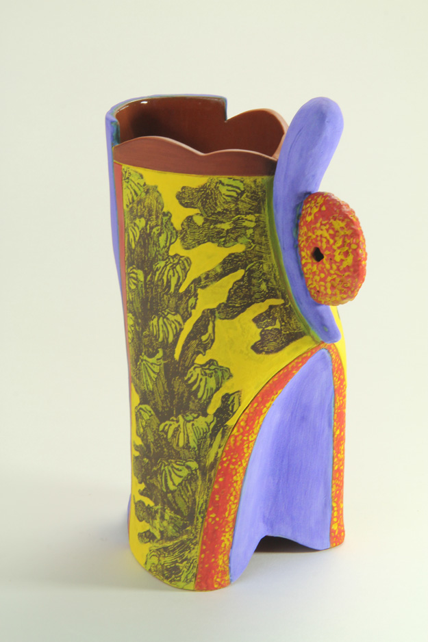 Yellow Pinecone Vase